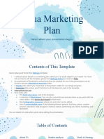 Aqua Marketing Plan - by Slidesgo