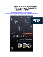 Free Download Future Energy Improved Sustainable and Clean Options For Our Planet 2020 Trevor M Letcher Full Chapter PDF