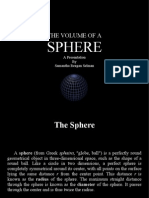The Volume of a Sphere by Samantha R. Selman