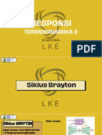 Responsi Termodinamika 2 (Siklus Brayton)