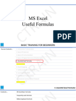 Cotmac - Industrial Automation Training - Essential Excel Formulas - R0