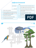 T TP 2550388 ks2 Rainforest Crossword - Ver - 4