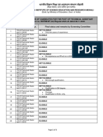 Final List Technical-Assistant