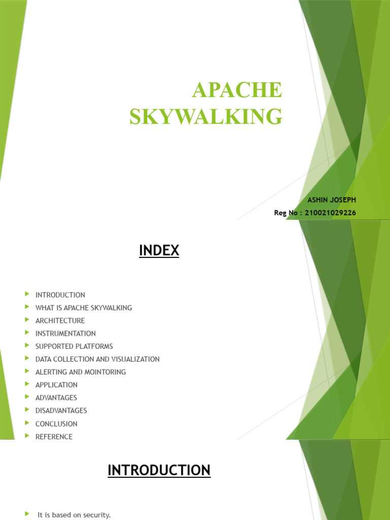 Overview of Apache SkyWalking Features | PDF | Distributed Computing ...
