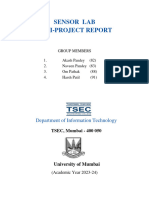SensorLAB MiniProject Report T21 83