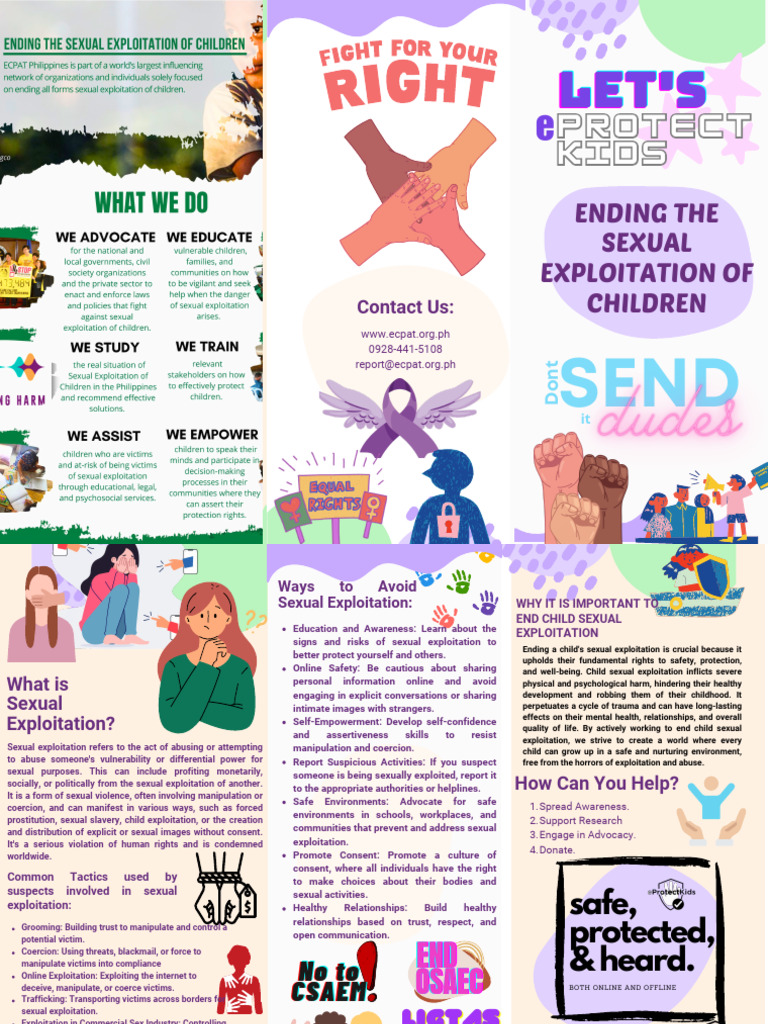 End Child Sexual Exploitation Now | PDF | Sexual Slavery | Prostitution