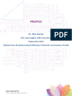 DR Niru Kumar - Profile