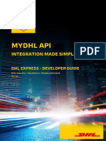 DHL EXPRESS - MyDHL API - SOAP Developer Guide - v2.15
