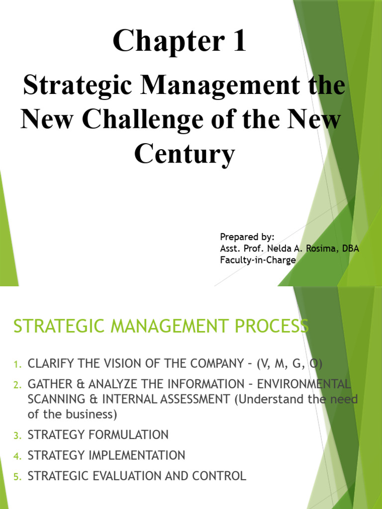 Strategic Management Process Overview | PDF | Strategic Management ...