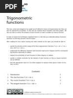 Trig Functions