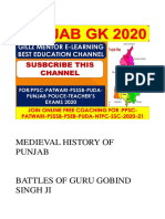Battels of Guru Gobind GK 4