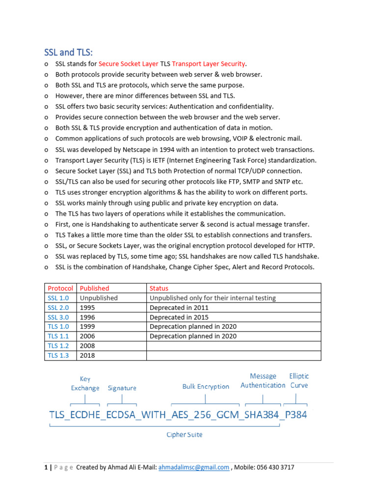 58 Ssl Handshake Pdf Transport Layer Security Public Key Certificate