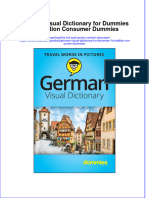 Free Download German Visual Dictionary For Dummies 1St Edition Consumer Dummies Full Chapter PDF