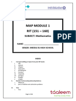 MAP-Math Module (151-160)