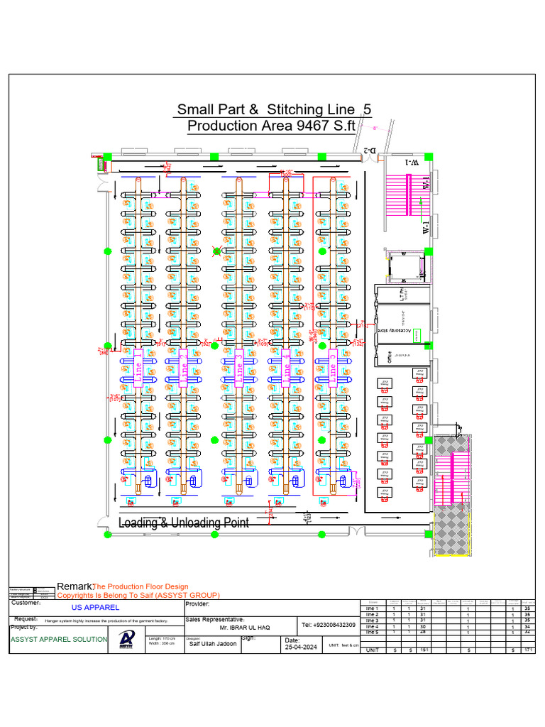 Garment Factory Production Floor Design | PDF | Clothing | Secondary ...