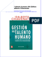 Free Download Gestion Del Talento Humano 5Th Edition Idalberto Chiavenato Full Chapter PDF