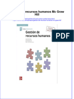 Free download Gestion De Recursos Humanos Mc Graw Hill full chapter pdf epub
