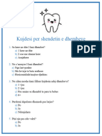 Kujdesi Per Shendetin e Dhembeve