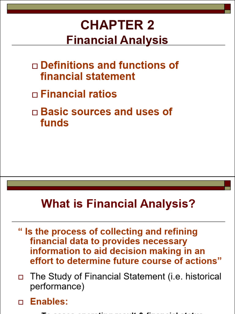 Financial Analysis Fundamentals and Ratios | PDF | Equity (Finance ...