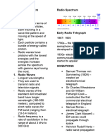 Practical Uses of The EM Spectrum