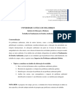 Proposta de  Trabalho de Campo FEA  2024