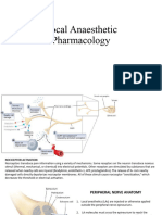 Local Anaesthetic Pharmacology