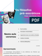 3° Ano - AULA 02 - Os filósofos pré-socráticos