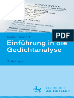 Dieter Burdorf (Auth.) - Einführung in Die Gedichtanalyse-J.B. Metzler (2015)