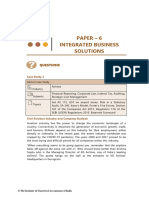 Paper - 6 Integrated Business Solutions: Questions