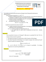 Devoir n°2+Solutions