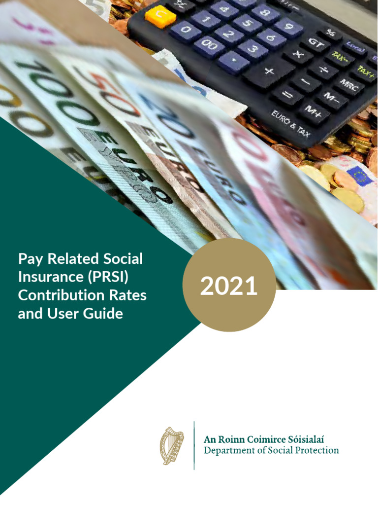 PRSI Contribution Rates and Classes Guide | PDF | Welfare | Pension