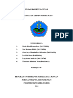 Tugas Hygiene Sanitasi Kontaminasi Di Industri Pangan