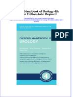 Free Download Oxford Handbook of Urology 4Th Edition Edition John Reynard Full Chapter PDF