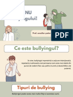 Spune NU Bullyingului - Informare PTR Părinți