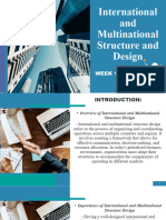 International and Multinational Structure and Design Autosaved