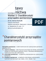 3 Charakterystyki Przyrządów Pomiarowych