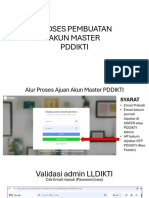 Alur Akun Master PDDIKTI