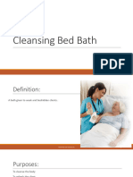 Cleansing Bed Bath