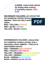 Colour Theory Note 1