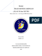 Modul ADMINTRASI SISTEM JARINGAN KELAS X