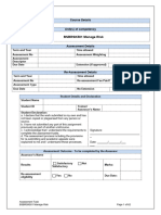 Risk Management Plan - To Do