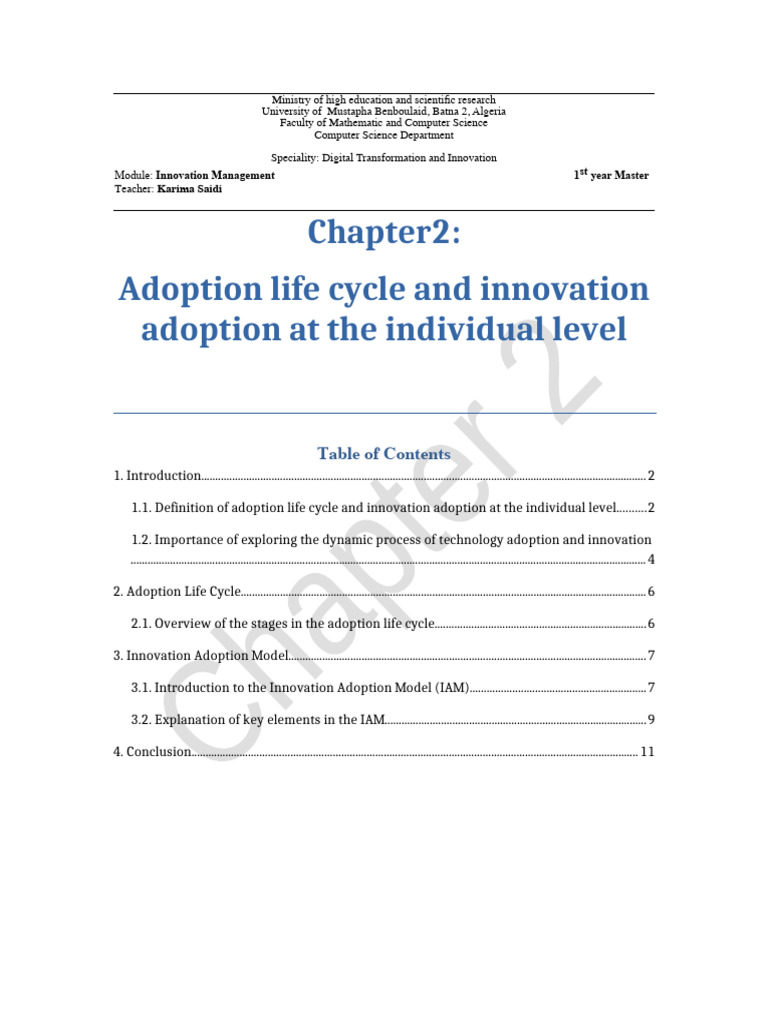 Innovation Adoption Life Cycle Explained | PDF | Innovation ...