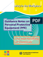 Guidance Notes On Personal Protective Equipment (For Use & Handling of Chemicals) - Chemical Safety in The Workplace