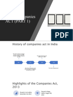 Indian Companies ACT (PART 1)