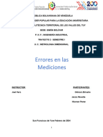 Errores de Medición