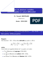 Cours Fonctions Plusieurs Variables Différentiabilité