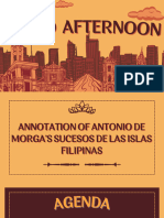 Annotations of Rizal in Sucesos de Las Islas Filipinas