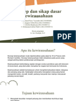Konsep Dan Sikap Kewirausahaan Kelompok 1