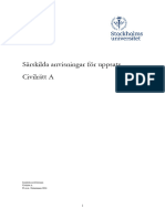 Särskilda Anvisningar För Uppsats CA Från VT24