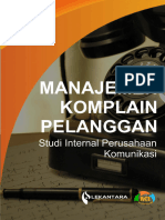 Manajemen Komplain Pelanggan Ebook